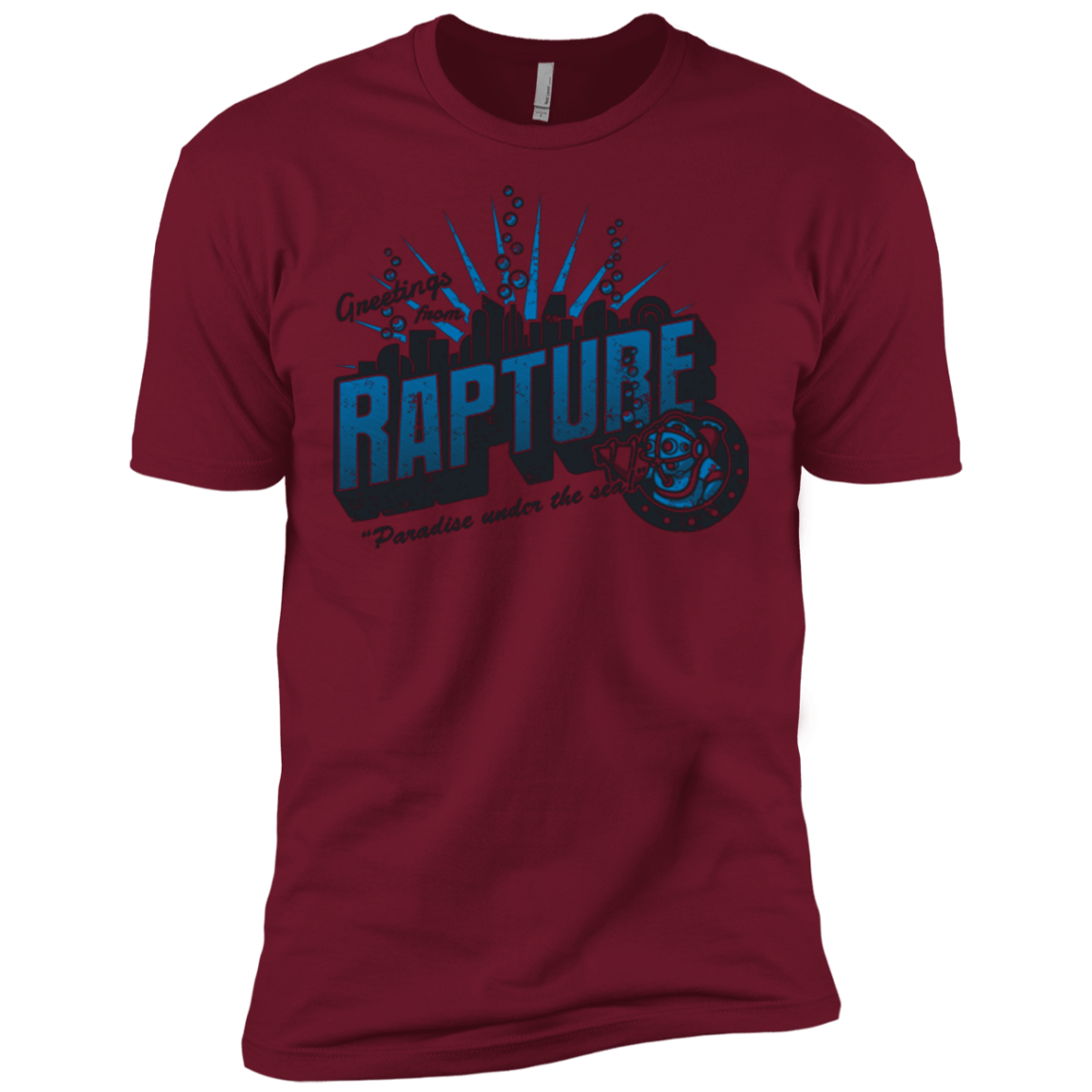 T-Shirts Cardinal / X-Small Greetings from Rapture Men's Premium T-Shirt