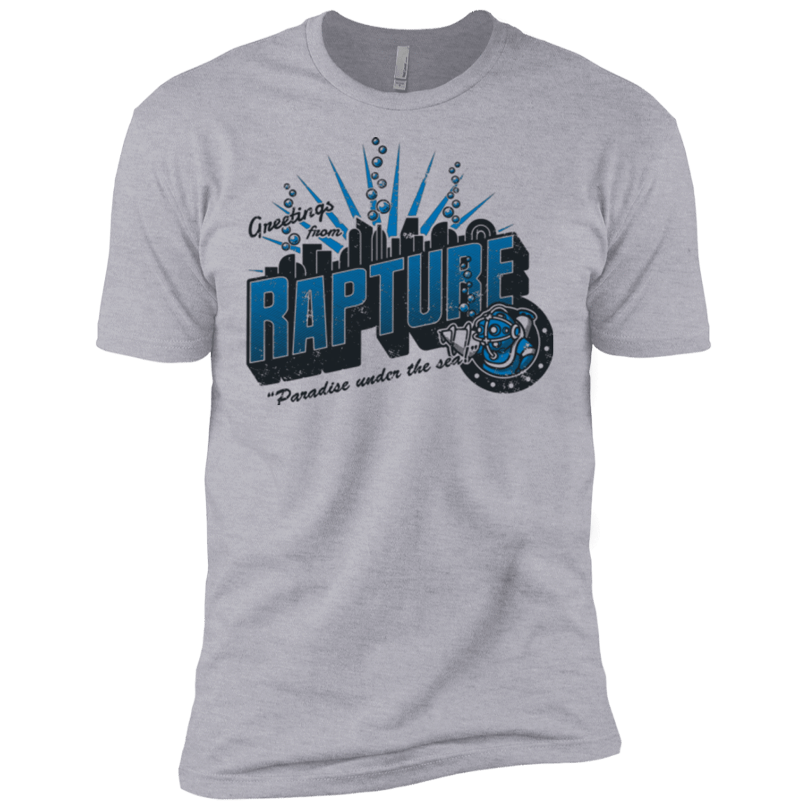 T-Shirts Heather Grey / X-Small Greetings from Rapture Men's Premium T-Shirt