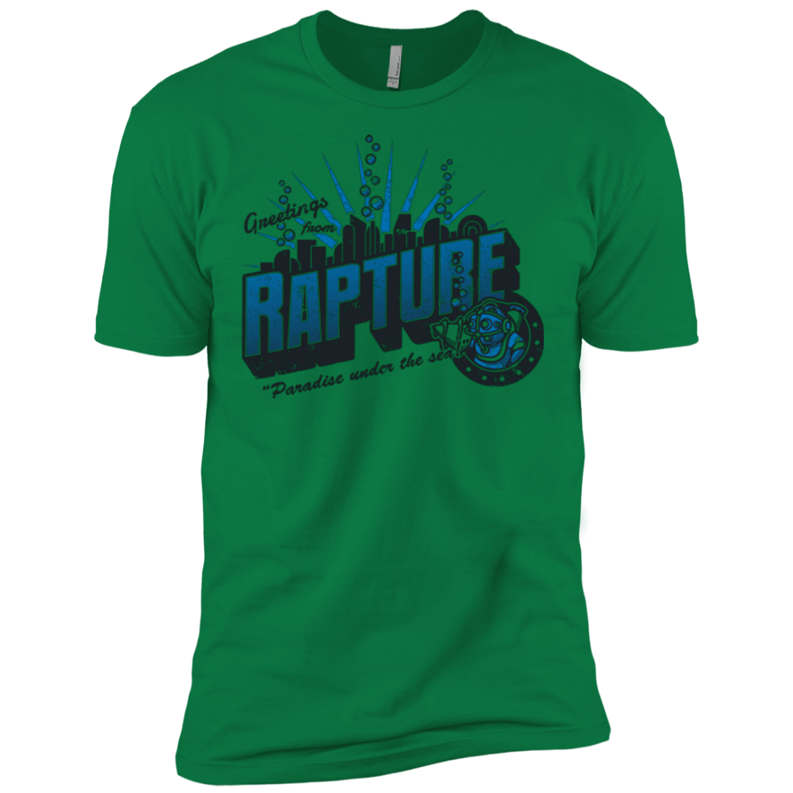 T-Shirts Kelly Green / X-Small Greetings from Rapture Men's Premium T-Shirt
