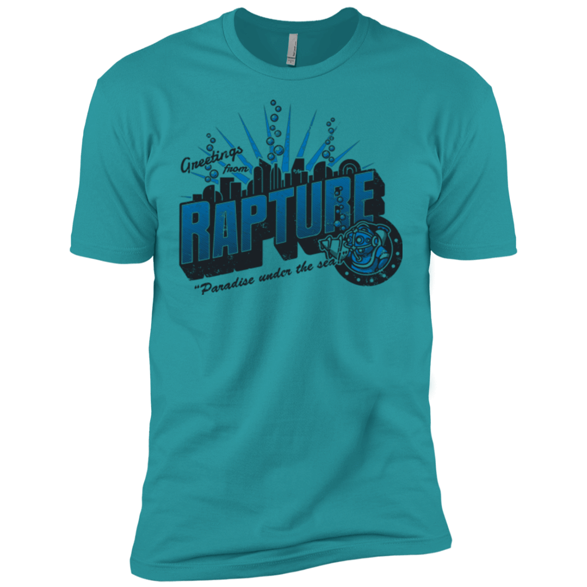 T-Shirts Tahiti Blue / X-Small Greetings from Rapture Men's Premium T-Shirt