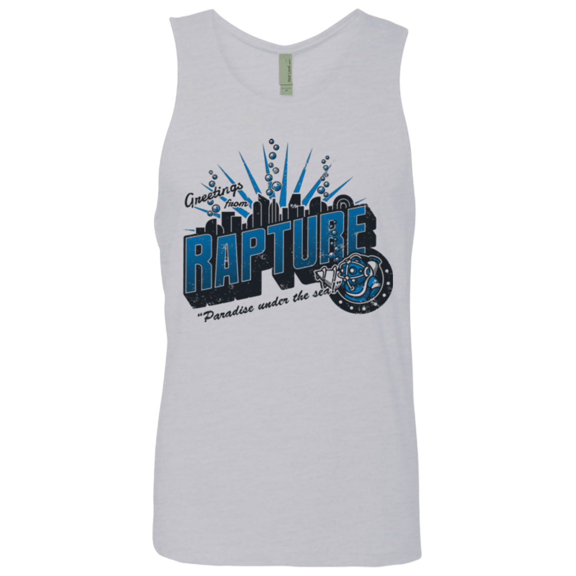 T-Shirts Heather Grey / Small Greetings from Rapture Men's Premium Tank Top