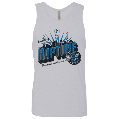 T-Shirts Heather Grey / Small Greetings from Rapture Men's Premium Tank Top
