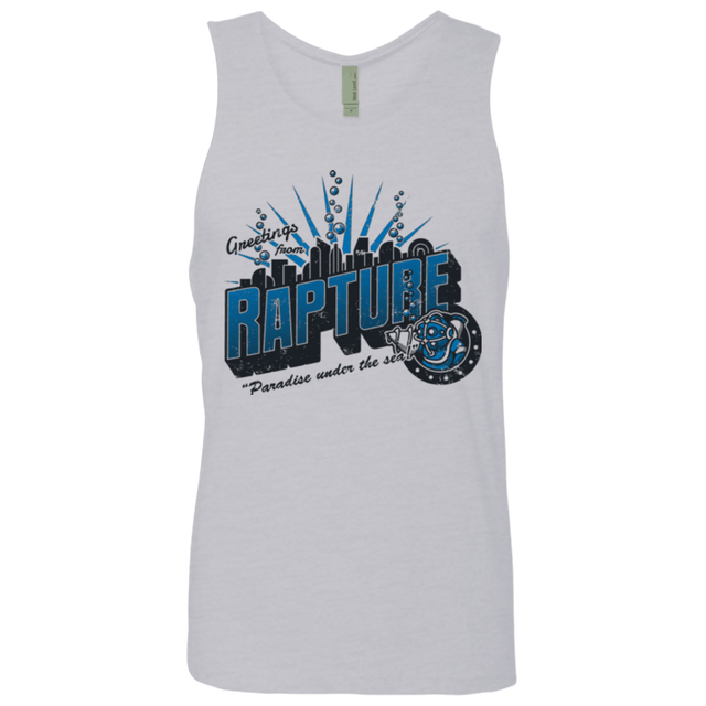 T-Shirts Heather Grey / Small Greetings from Rapture Men's Premium Tank Top