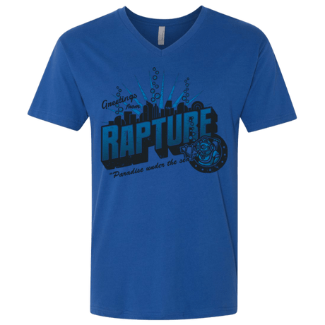 T-Shirts Royal / X-Small Greetings from Rapture Men's Premium V-Neck