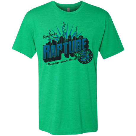 T-Shirts Envy / Small Greetings from Rapture Men's Triblend T-Shirt