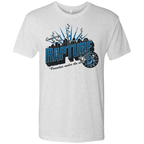 T-Shirts Heather White / Small Greetings from Rapture Men's Triblend T-Shirt