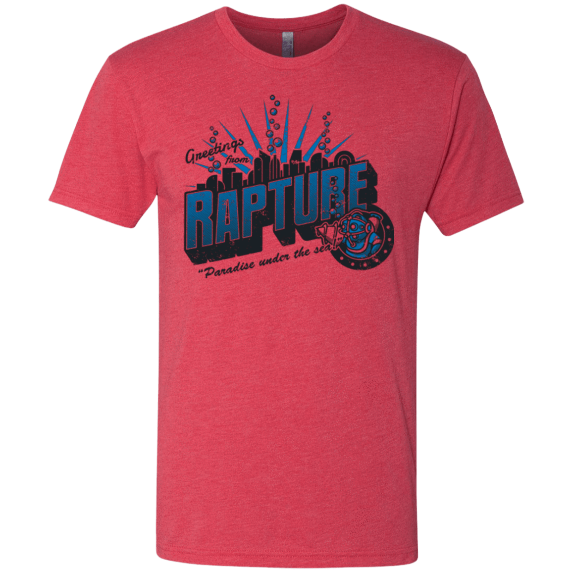 T-Shirts Vintage Red / Small Greetings from Rapture Men's Triblend T-Shirt