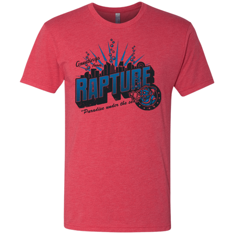 T-Shirts Vintage Red / Small Greetings from Rapture Men's Triblend T-Shirt