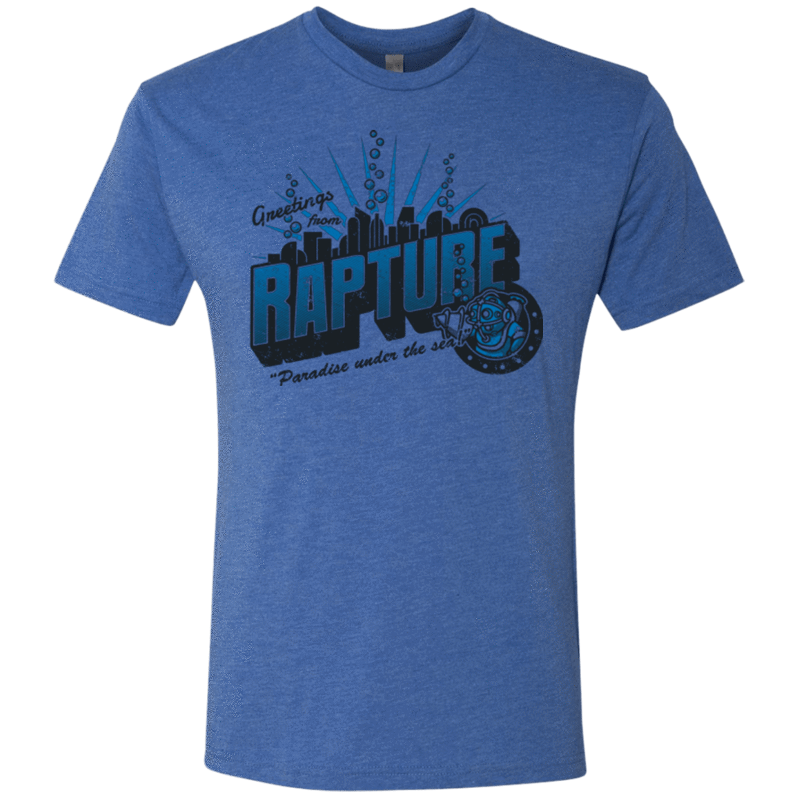 T-Shirts Vintage Royal / Small Greetings from Rapture Men's Triblend T-Shirt