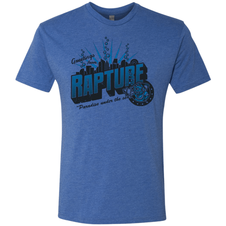 T-Shirts Vintage Royal / Small Greetings from Rapture Men's Triblend T-Shirt