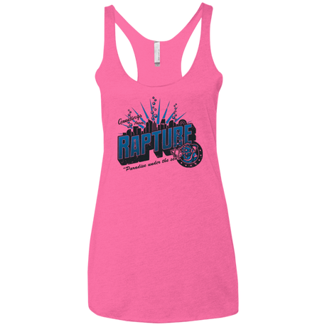 T-Shirts Vintage Pink / X-Small Greetings from Rapture Women's Triblend Racerback Tank