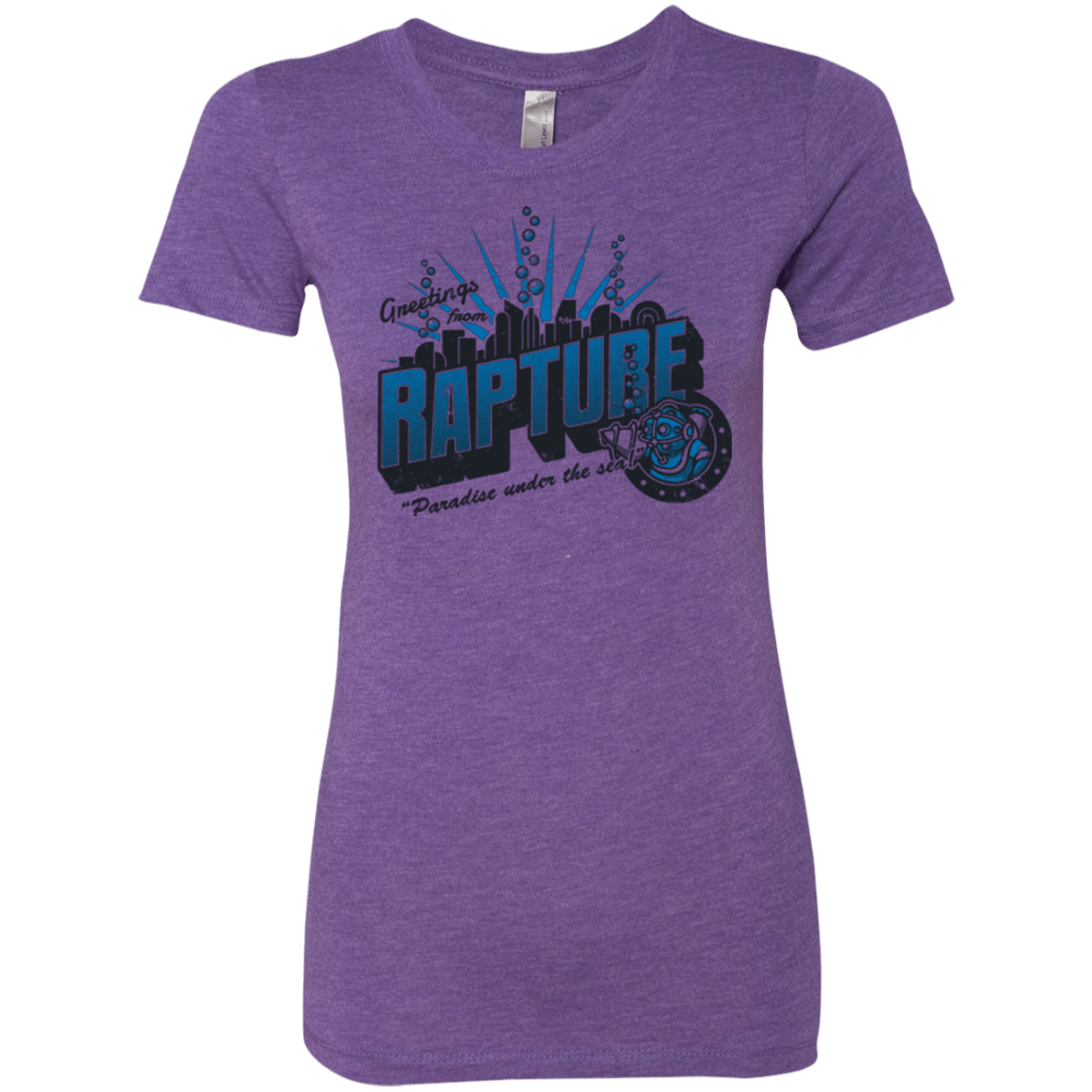 T-Shirts Purple Rush / Small Greetings from Rapture Women's Triblend T-Shirt