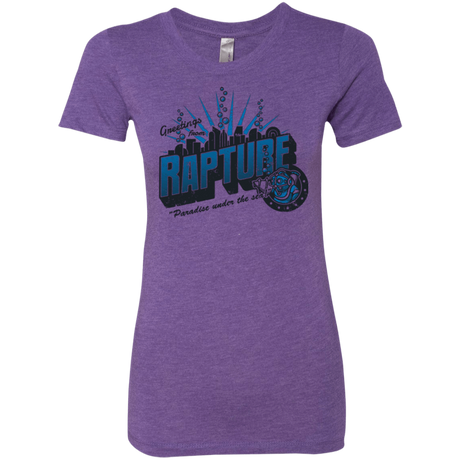 T-Shirts Purple Rush / Small Greetings from Rapture Women's Triblend T-Shirt