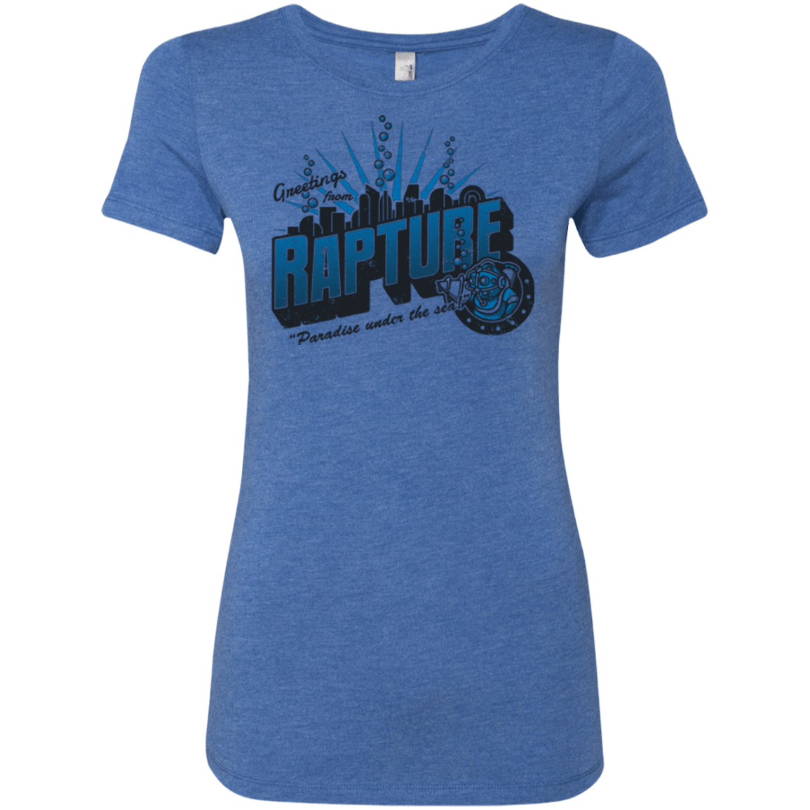 T-Shirts Vintage Royal / Small Greetings from Rapture Women's Triblend T-Shirt