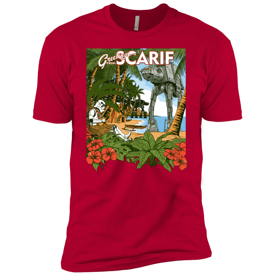 T-Shirts Red / YXS Greetings from Scarif Boys Premium T-Shirt