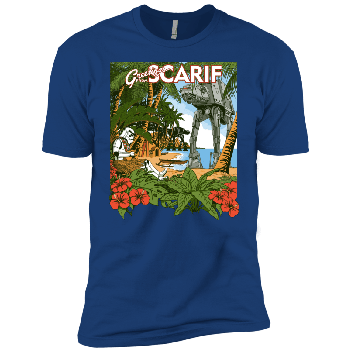 T-Shirts Royal / YXS Greetings from Scarif Boys Premium T-Shirt