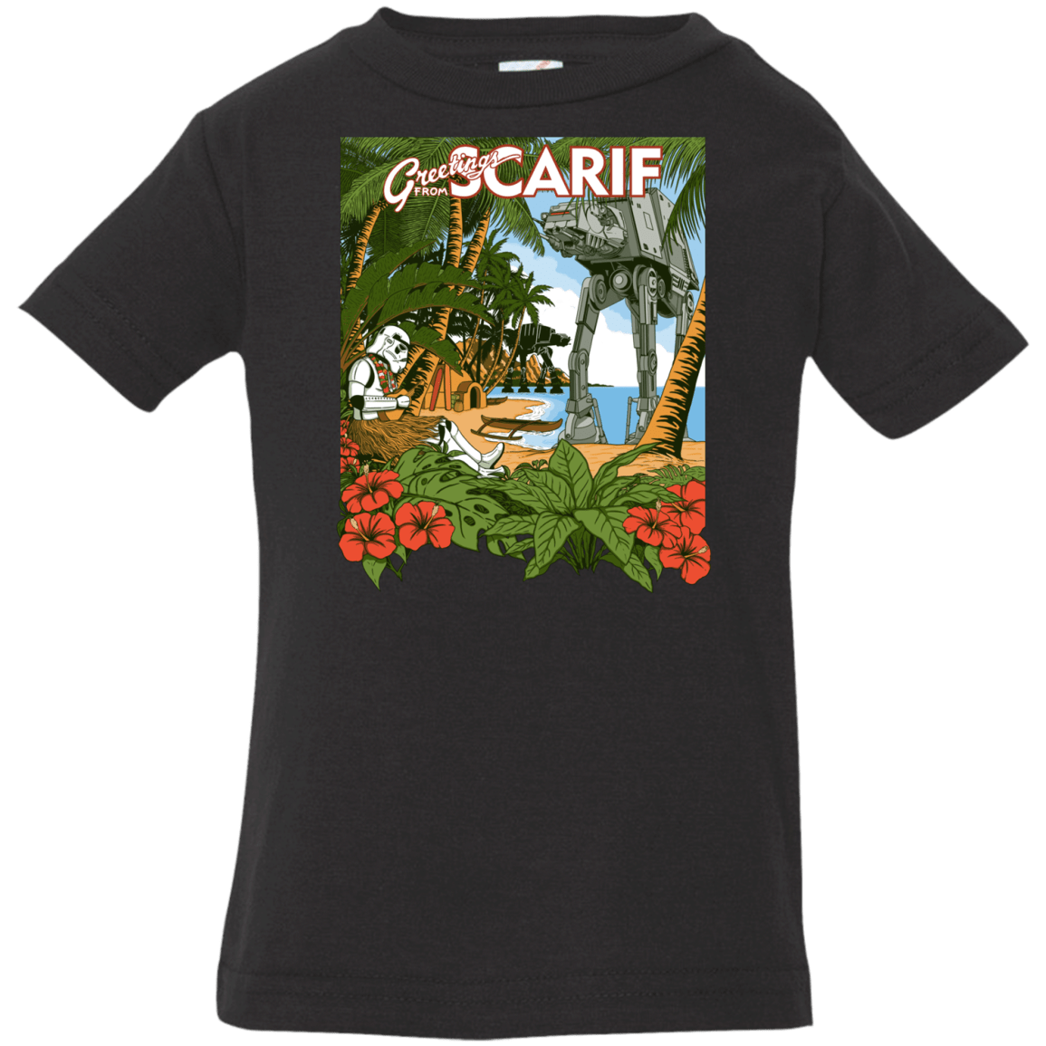 T-Shirts Black / 6 Months Greetings from Scarif Infant Premium T-Shirt