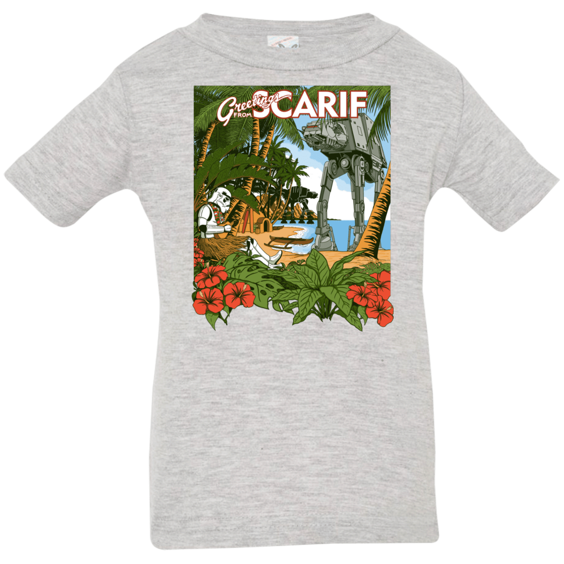 T-Shirts Heather Grey / 6 Months Greetings from Scarif Infant Premium T-Shirt