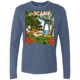 T-Shirts Indigo / S Greetings from Scarif Men's Premium Long Sleeve