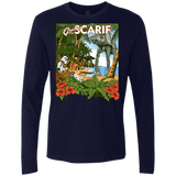 T-Shirts Midnight Navy / S Greetings from Scarif Men's Premium Long Sleeve