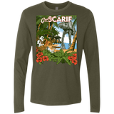 T-Shirts Military Green / S Greetings from Scarif Men's Premium Long Sleeve
