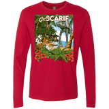 T-Shirts Red / S Greetings from Scarif Men's Premium Long Sleeve