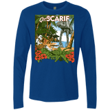 T-Shirts Royal / S Greetings from Scarif Men's Premium Long Sleeve