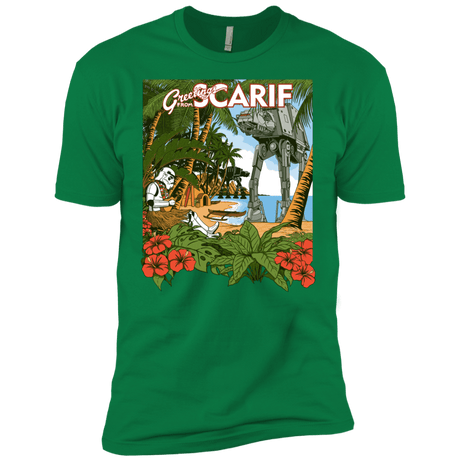 T-Shirts Kelly Green / X-Small Greetings from Scarif Men's Premium T-Shirt