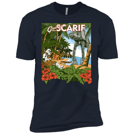 T-Shirts Midnight Navy / X-Small Greetings from Scarif Men's Premium T-Shirt