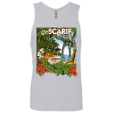 T-Shirts Heather Grey / S Greetings from Scarif Men's Premium Tank Top