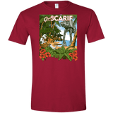 T-Shirts Cardinal Red / S Greetings from Scarif Men's Semi-Fitted Softstyle
