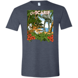 T-Shirts Heather Navy / S Greetings from Scarif Men's Semi-Fitted Softstyle