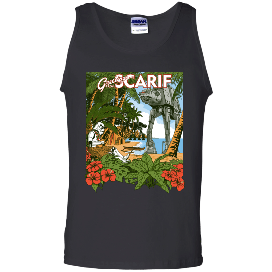 T-Shirts Black / S Greetings from Scarif Men's Tank Top