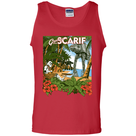 T-Shirts Red / S Greetings from Scarif Men's Tank Top