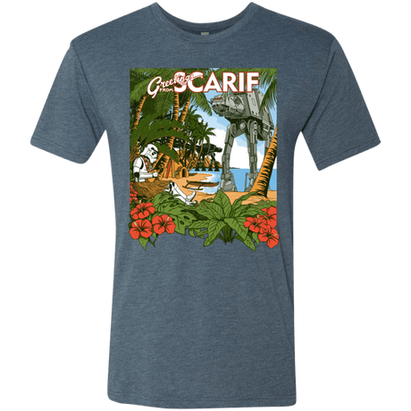T-Shirts Indigo / S Greetings from Scarif Men's Triblend T-Shirt