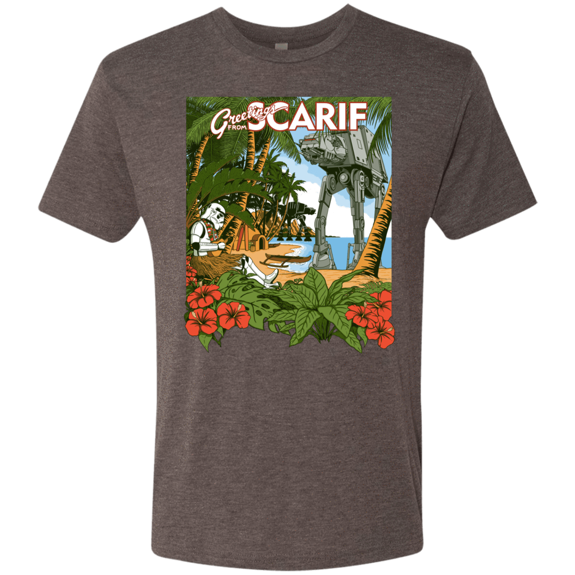T-Shirts Macchiato / S Greetings from Scarif Men's Triblend T-Shirt
