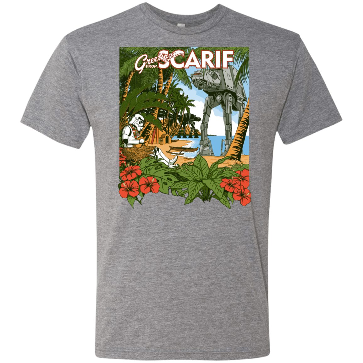 T-Shirts Premium Heather / S Greetings from Scarif Men's Triblend T-Shirt