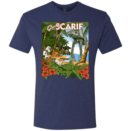 T-Shirts Vintage Navy / S Greetings from Scarif Men's Triblend T-Shirt