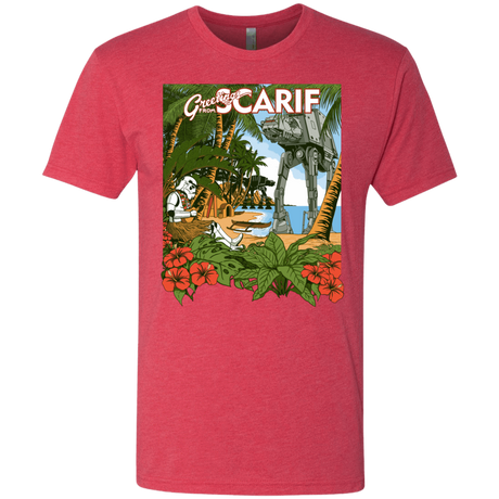 T-Shirts Vintage Red / S Greetings from Scarif Men's Triblend T-Shirt