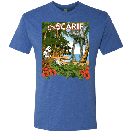 T-Shirts Vintage Royal / S Greetings from Scarif Men's Triblend T-Shirt