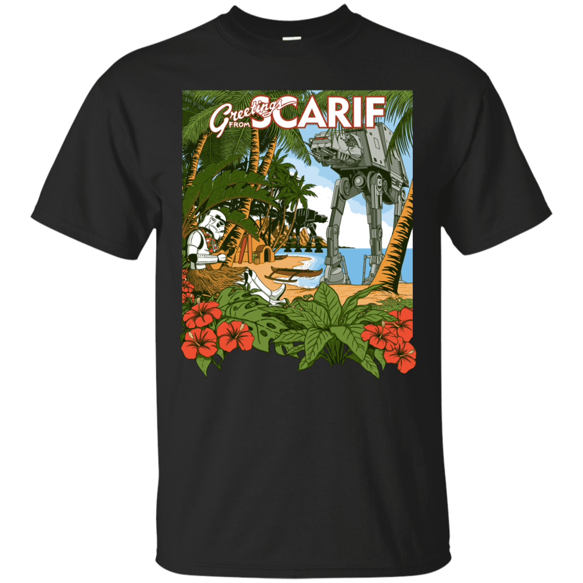 T-Shirts Black / S Greetings from Scarif T-Shirt