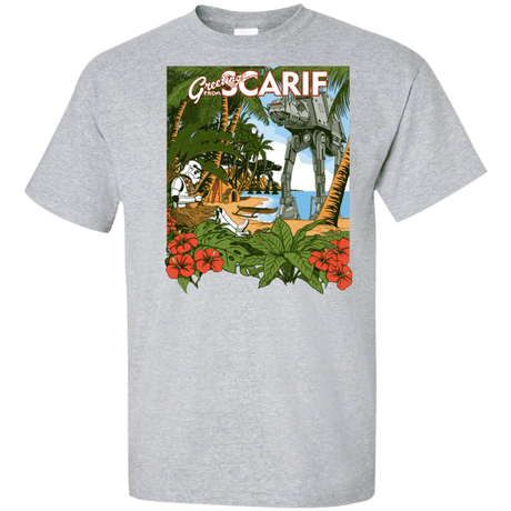 T-Shirts Sport Grey / XLT Greetings from Scarif Tall T-Shirt