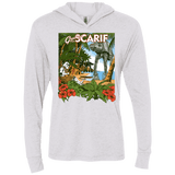 T-Shirts Heather White / X-Small Greetings from Scarif Triblend Long Sleeve Hoodie Tee