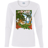 T-Shirts White / S Greetings from Scarif Women's Long Sleeve T-Shirt