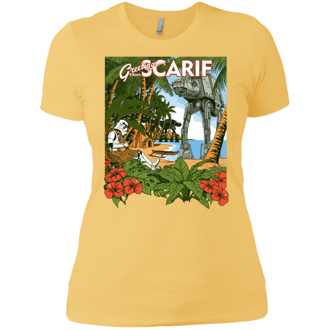 T-Shirts Banana Cream/ / X-Small Greetings from Scarif Women's Premium T-Shirt