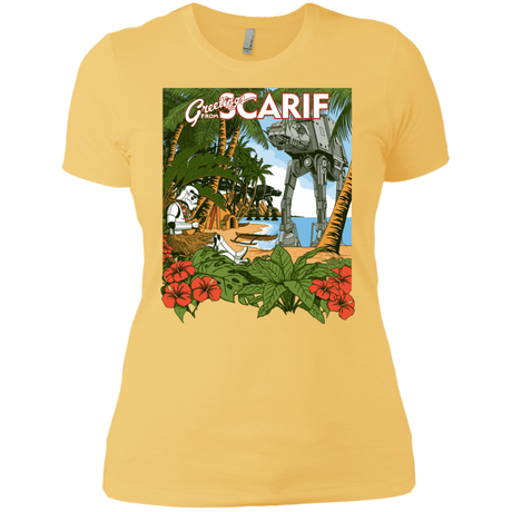 T-Shirts Banana Cream/ / X-Small Greetings from Scarif Women's Premium T-Shirt