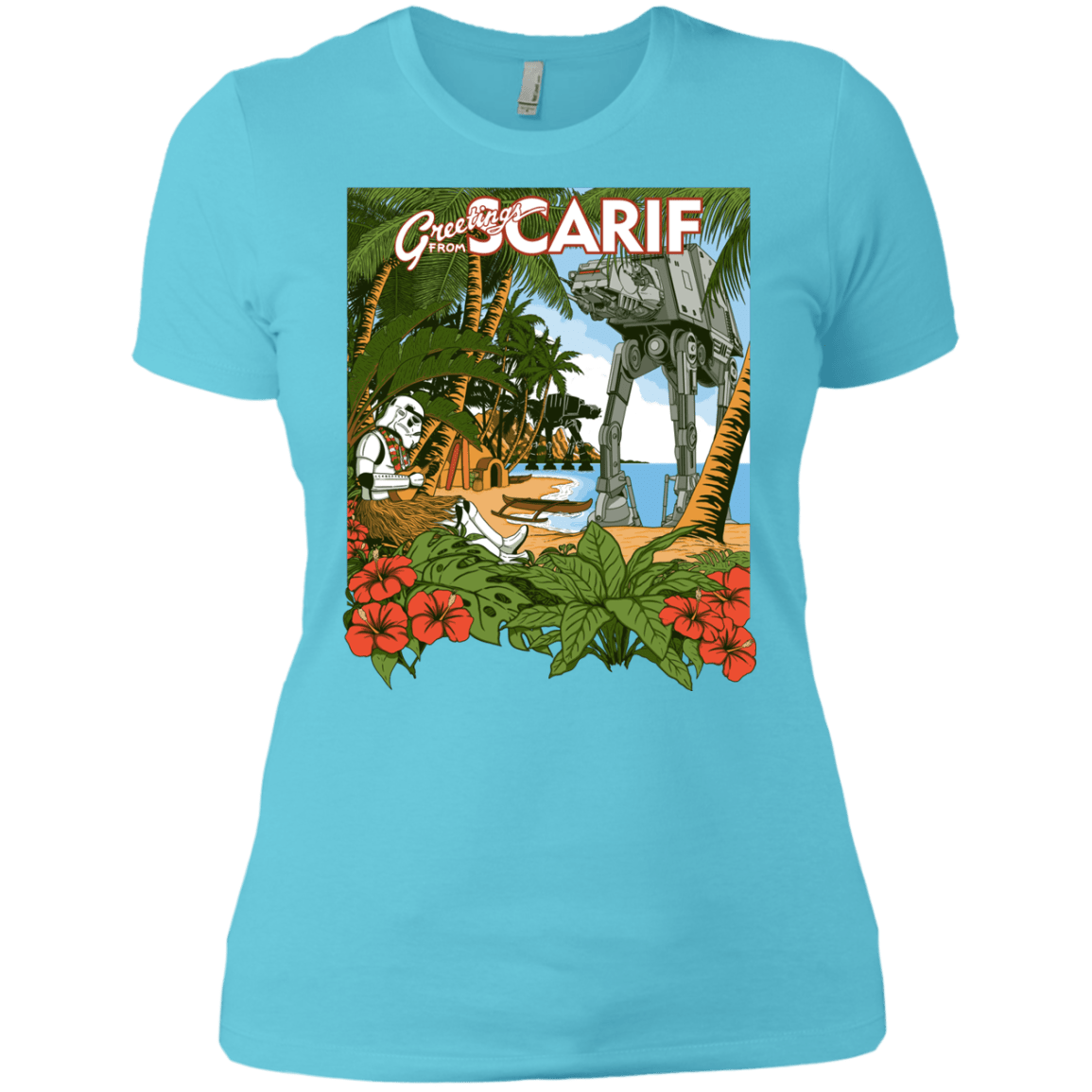 T-Shirts Cancun / X-Small Greetings from Scarif Women's Premium T-Shirt