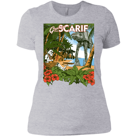T-Shirts Heather Grey / X-Small Greetings from Scarif Women's Premium T-Shirt