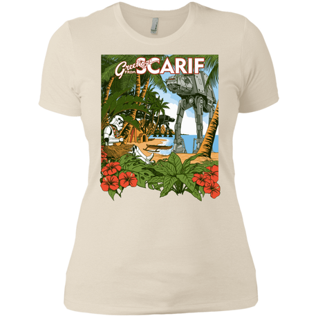 T-Shirts Ivory/ / X-Small Greetings from Scarif Women's Premium T-Shirt