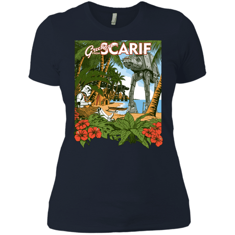 T-Shirts Midnight Navy / X-Small Greetings from Scarif Women's Premium T-Shirt